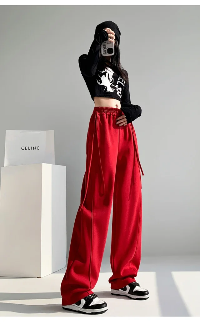 Wide-leg Pants for Women, 2025 Fall New Style Detail