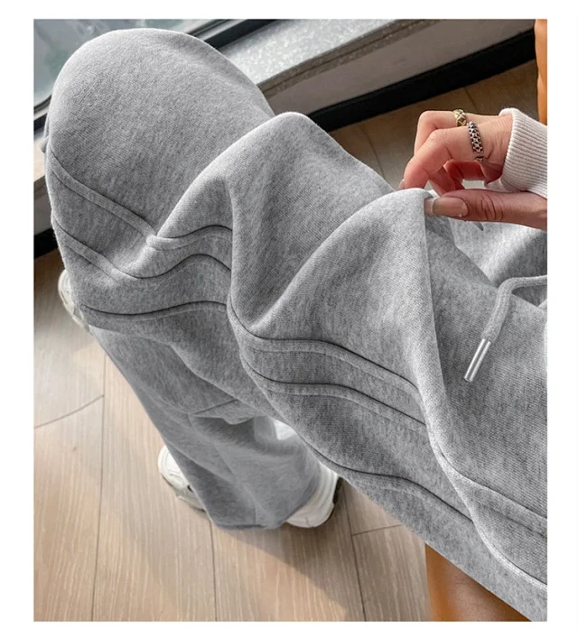 Autumn New High-waist Narrow Banana Pants Detail