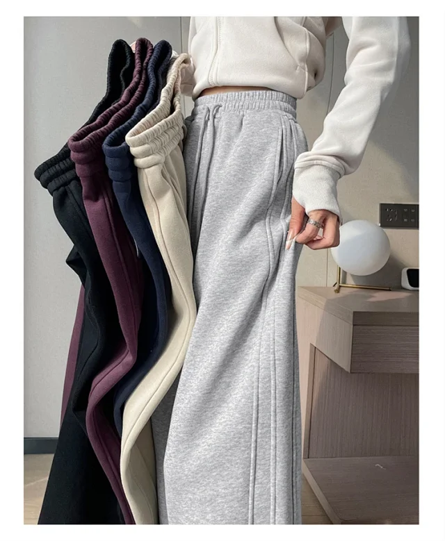 Autumn New High-waist Narrow Banana Pants Detail