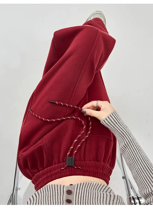 American Sports Multi - Color Banana Wide - Leg Pants Detail
