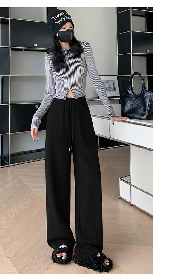 2025 Fall New Women's Flare Pants with Rivets Detail