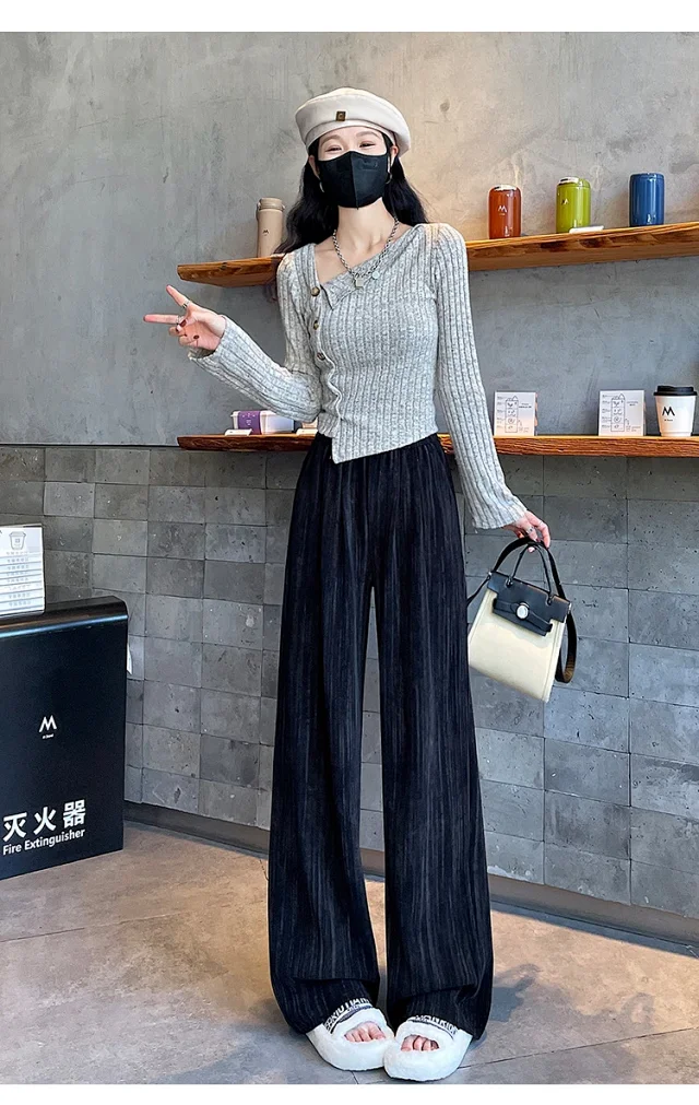 Autumn Winter Women's Loose Pants Detail