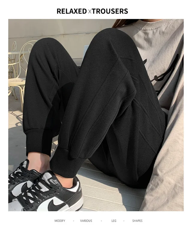 2025 Early Fall Women's Patchwork Joggers Detail
