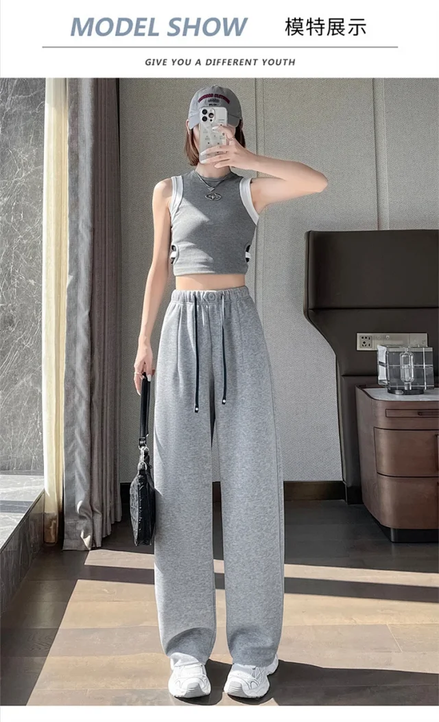 2025 New Drawstring One - Button Saber Pants Detail