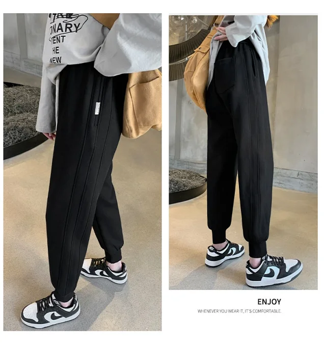 2025 Early Fall Women's Patchwork Joggers Detail