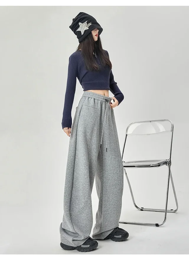 American Sports Multi - Color Banana Wide - Leg Pants Detail