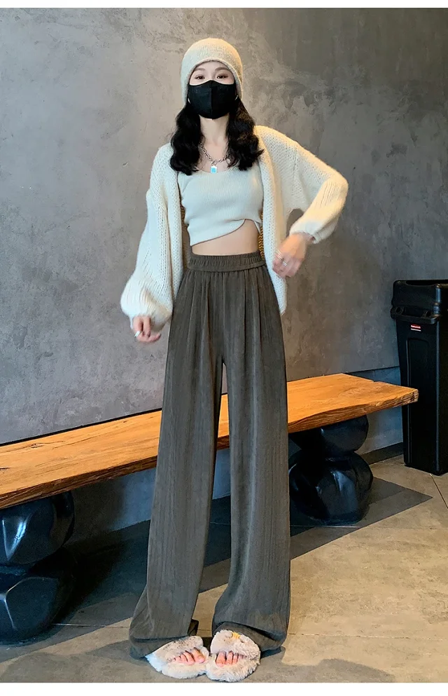 Autumn Winter Women's Loose Pants Detail