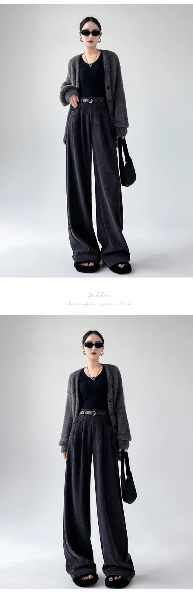 Maillard Wide - leg Pants for Women Detail