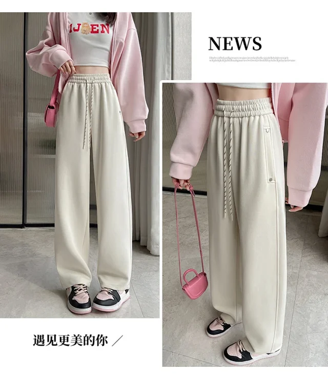 2025 Fall Wide-Leg Pants for Women Detail