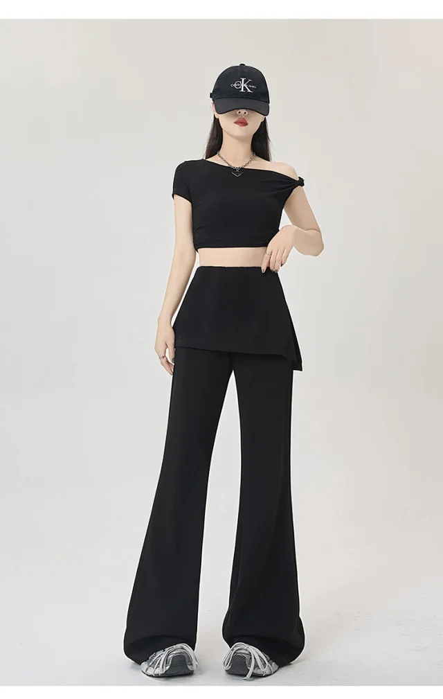 American Spice Girl's Flared Yoga Pants Detail