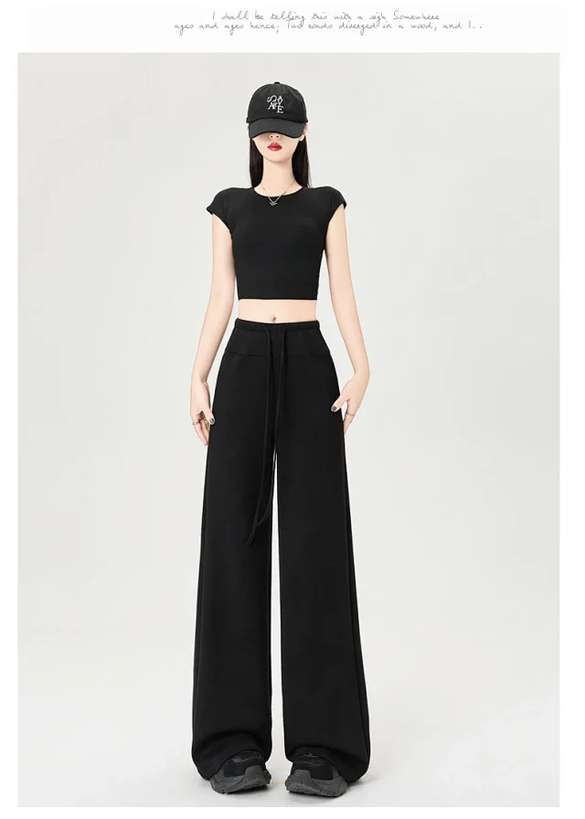 2025 Fall Women's Air Layer Wide - Leg Trousers Detail
