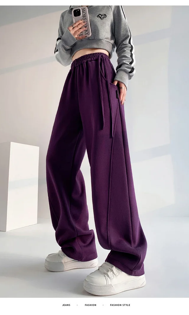 Wide-leg Pants for Women, 2025 Fall New Style Detail