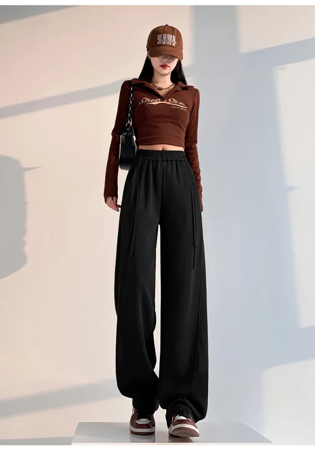 Wide-leg Pants for Women, 2025 Fall New Style Detail