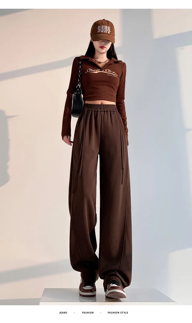 Wide-leg Pants for Women, 2025 Fall New Style Detail