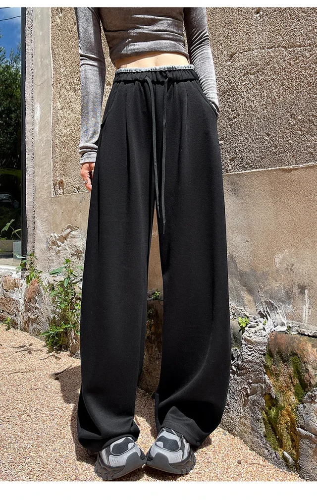 Women's Loose Wide-Leg Pants 2025 Detail