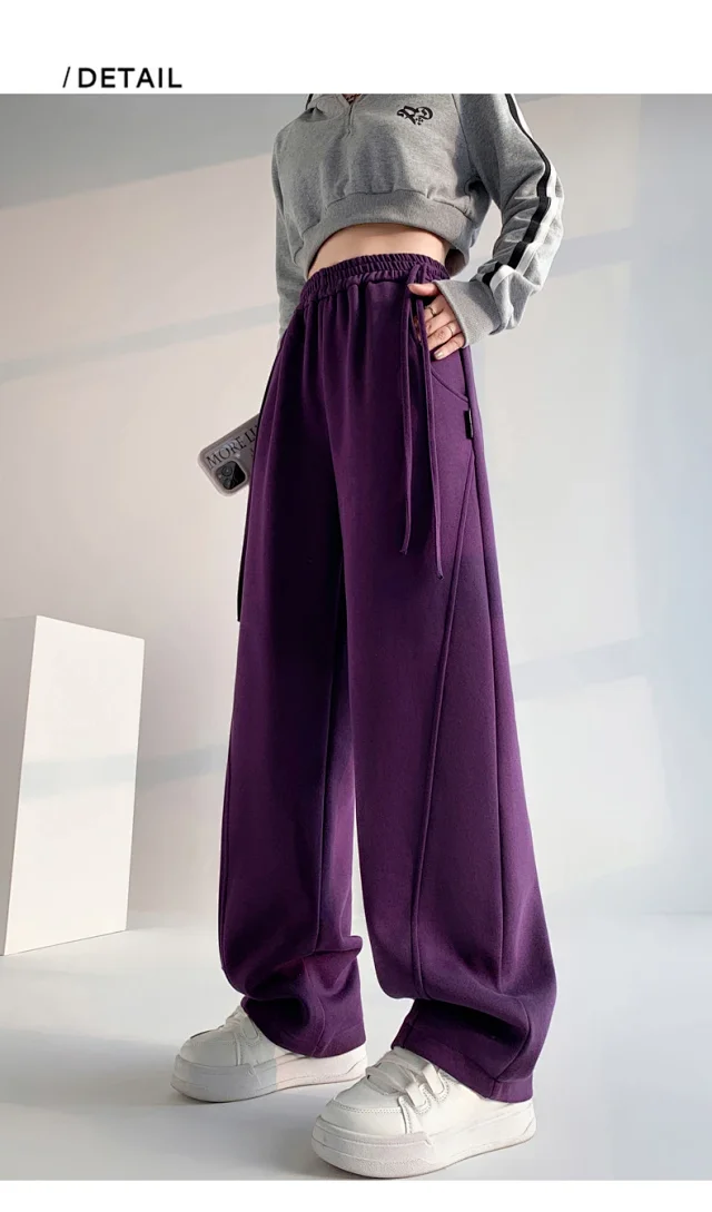 Wide-leg Pants for Women, 2025 Fall New Style Detail