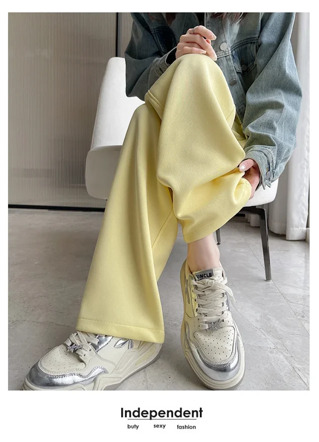 2025 Fall Wide-Leg Pants for Women Detail