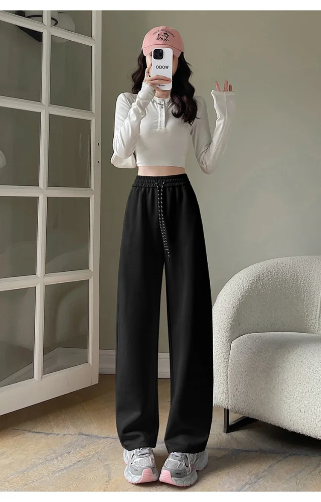 2025 Fall Wide-Leg Pants for Women Detail