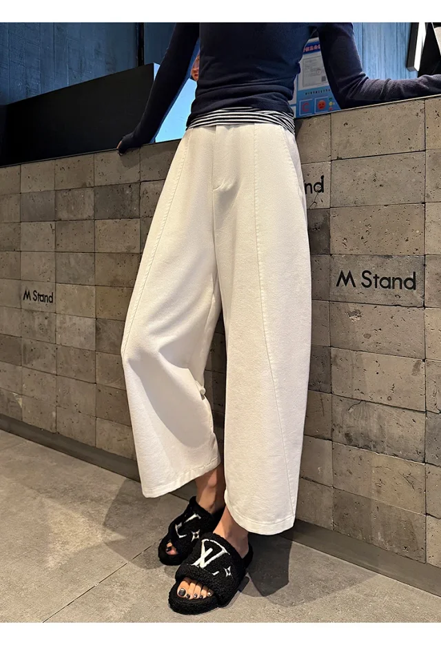 2025 FW Faux Denim Noodle Pants Detail