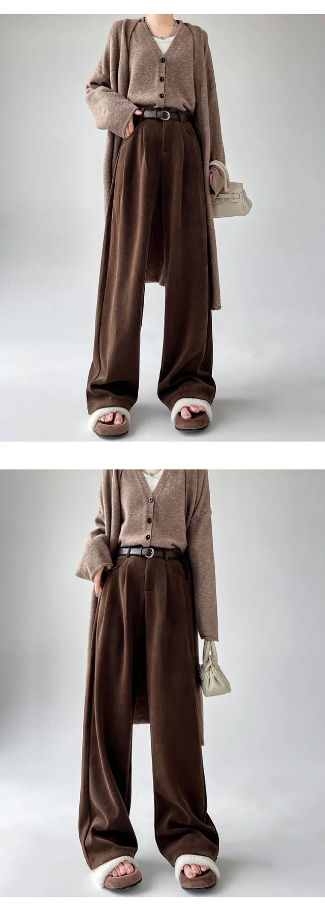 Maillard Wide - leg Pants for Women Detail