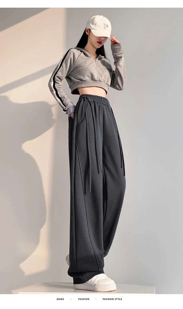 Wide-leg Pants for Women, 2025 Fall New Style Detail