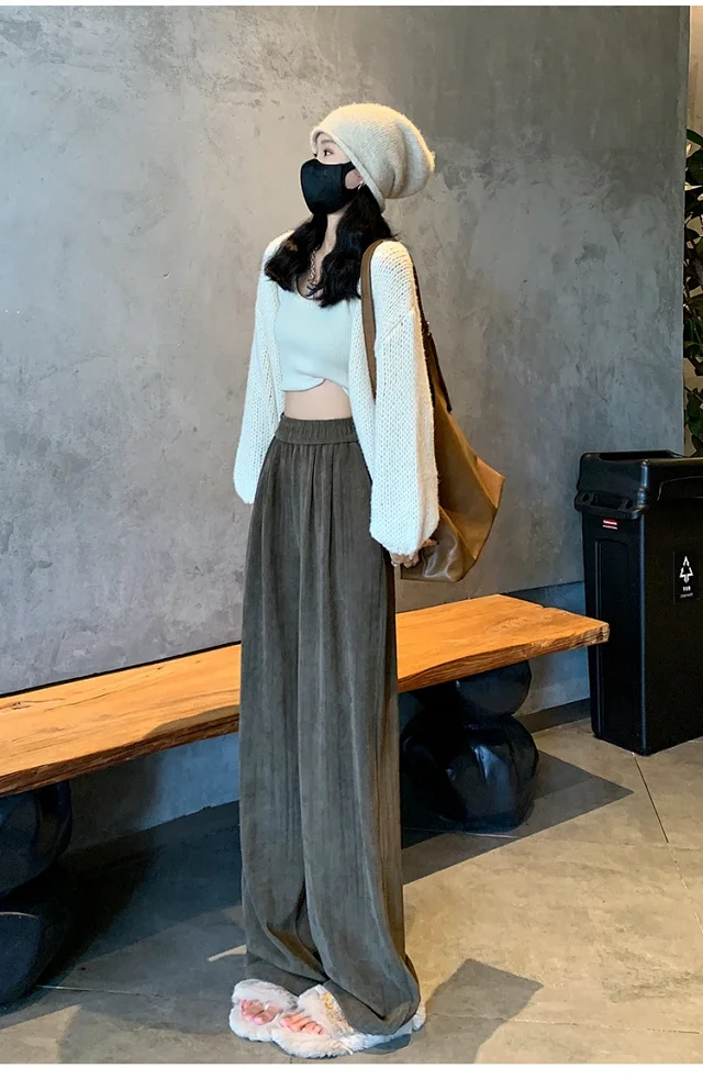 Autumn Winter Women's Loose Pants Detail