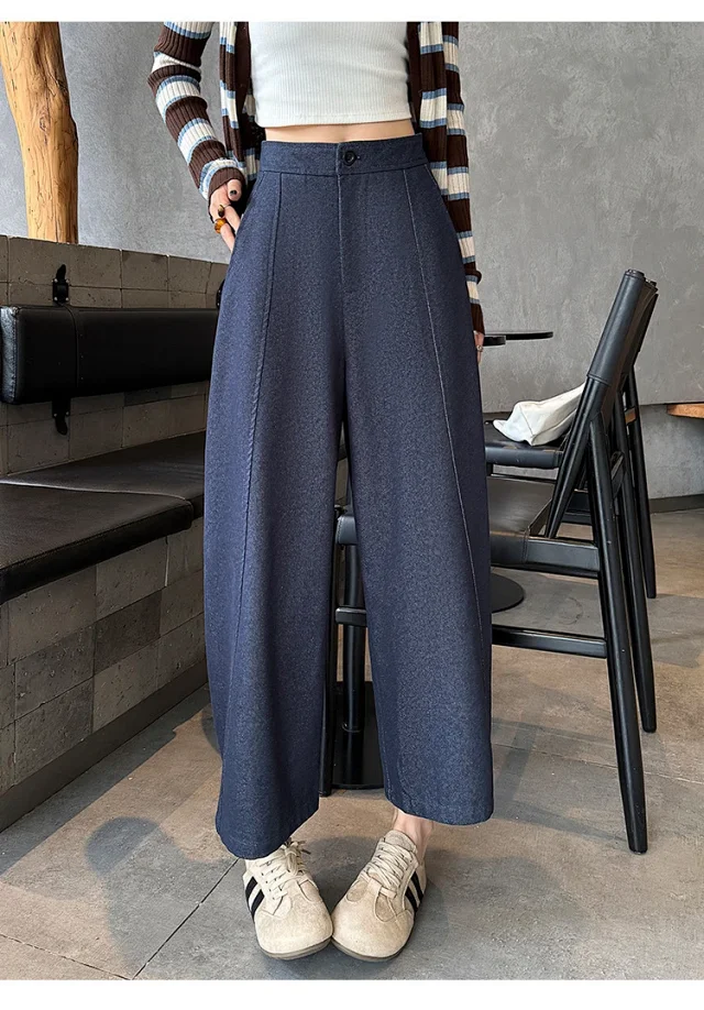 2025 FW Faux Denim Noodle Pants Detail