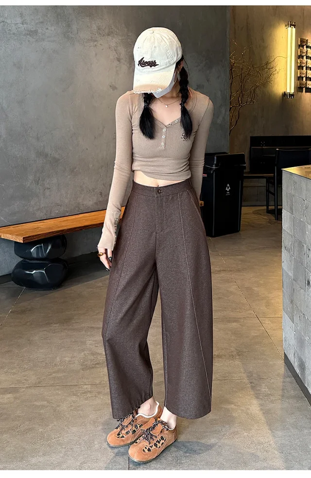 2025 FW Faux Denim Noodle Pants Detail