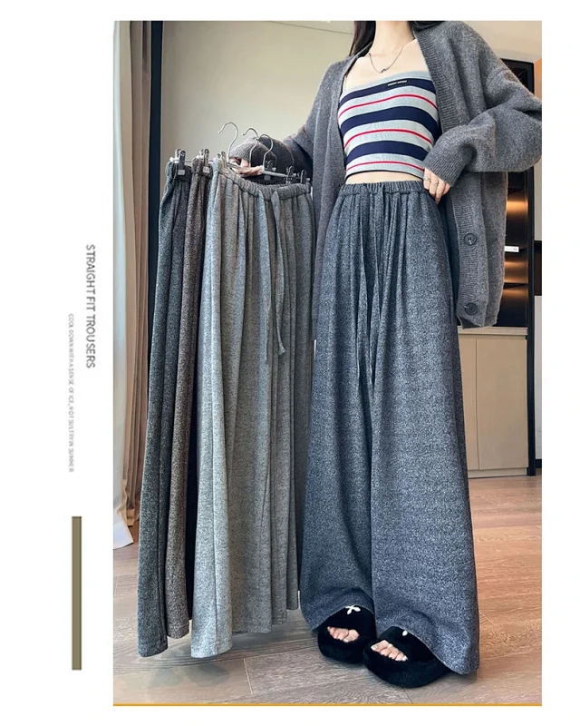 Autumn New Rice Flare Pants Detail