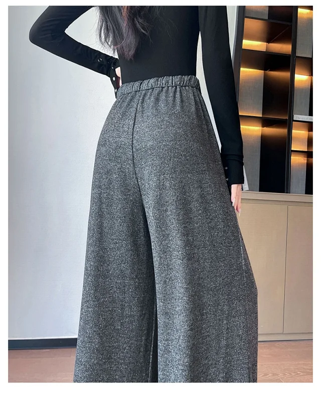 Autumn New Rice Flare Pants Detail