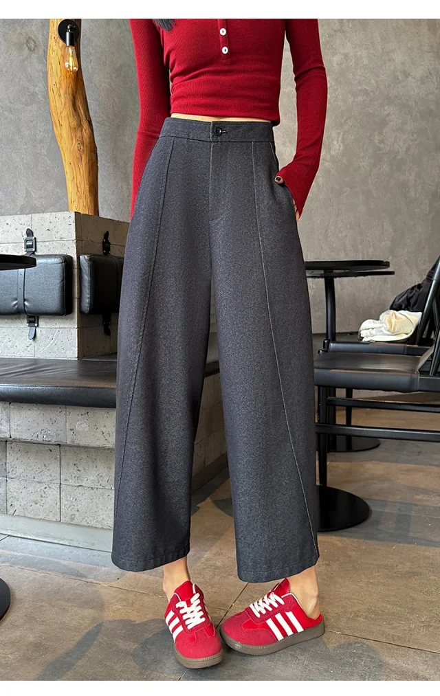 2025 FW Faux Denim Noodle Pants Detail