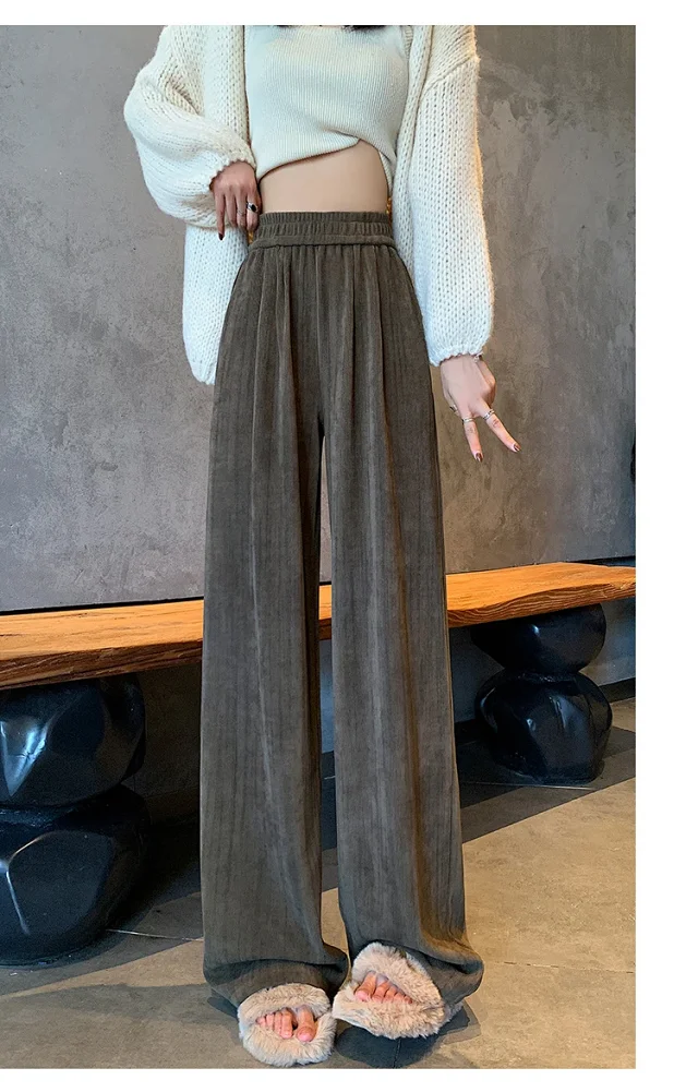 Autumn Winter Women's Loose Pants Detail
