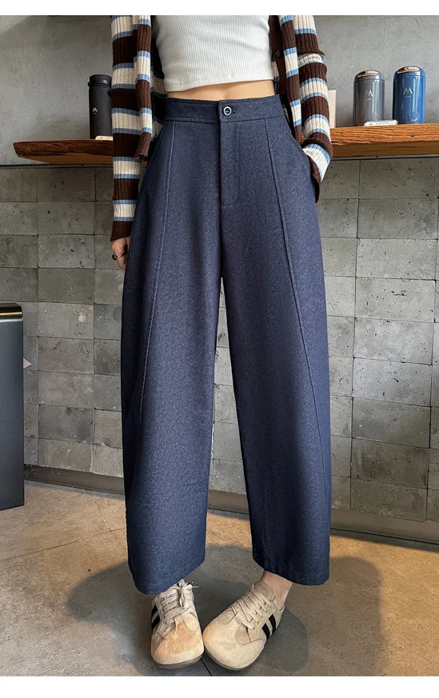 2025 FW Faux Denim Noodle Pants Detail