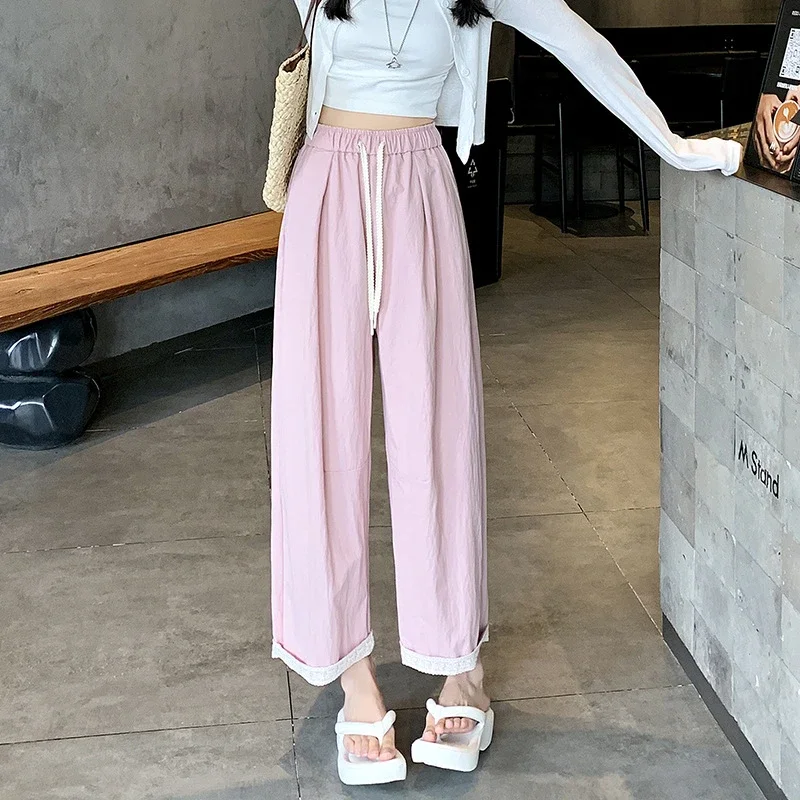 2025 Summer Lace Wide-leg Pants