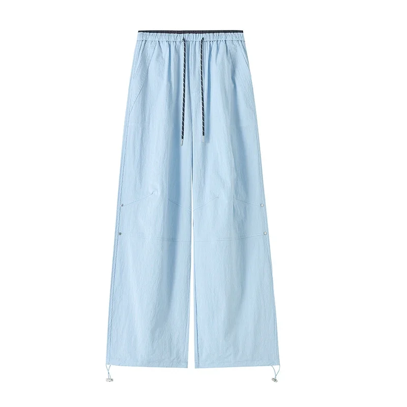 Colorful Dopamine Summer Cargo Pants for Women