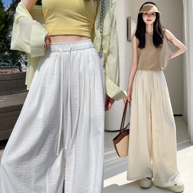 2025 Summer Ice Silk Yamamoto Pants for Women