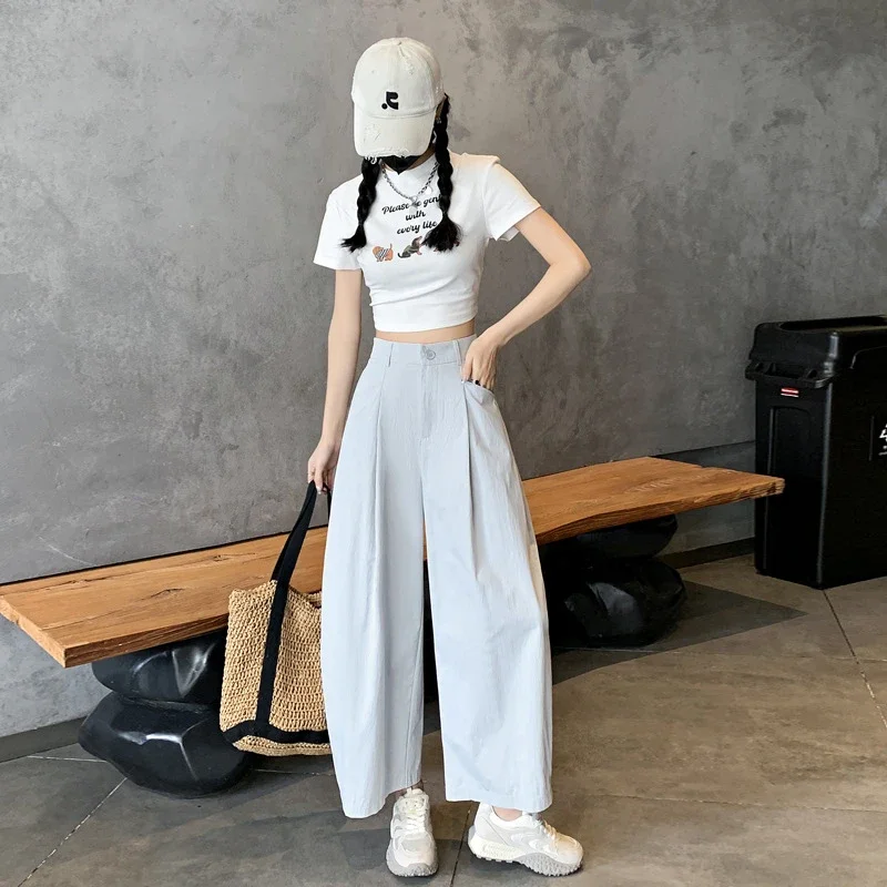 Vintage Tencel Cotton Wide-Leg Balloon Pants