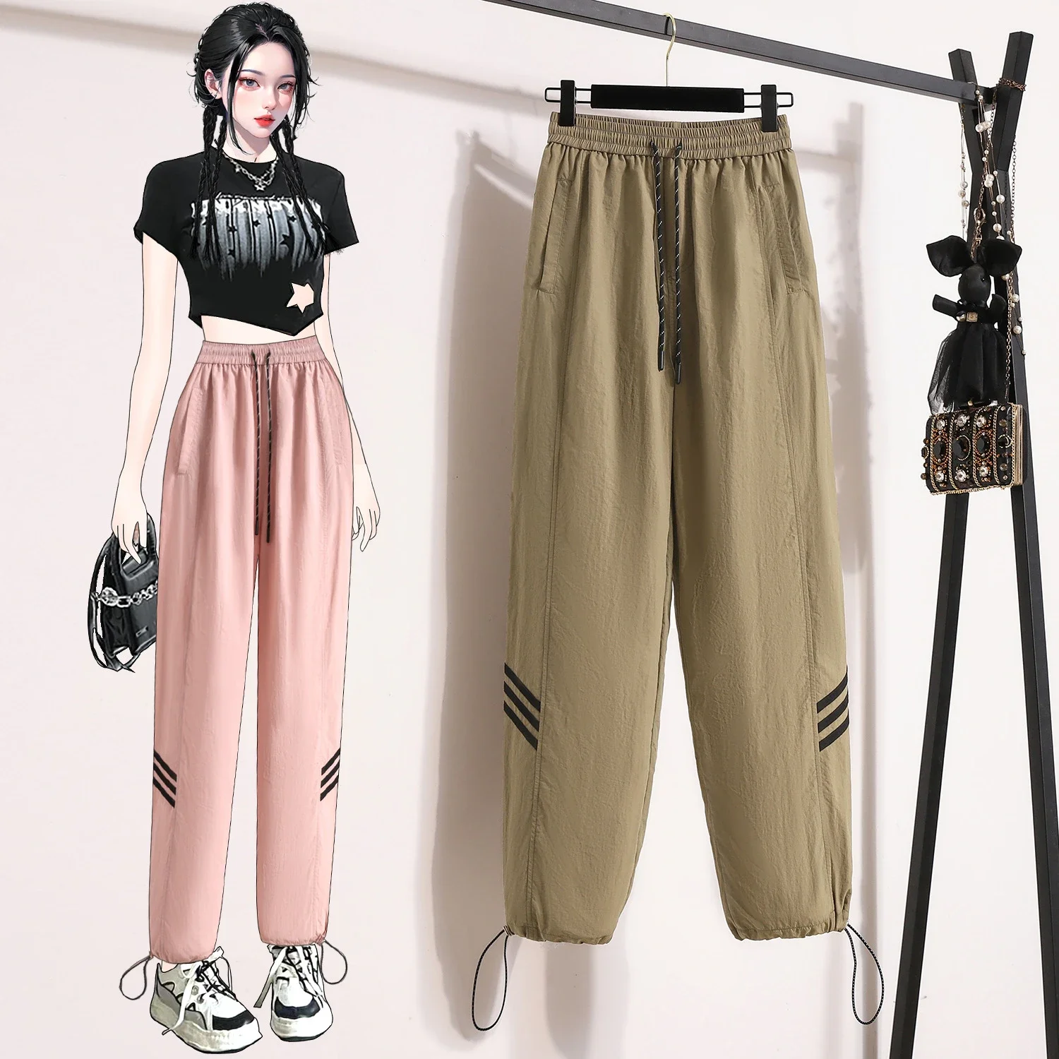 Women's 2025 Summer New High-waist Slimming Cargo Pants