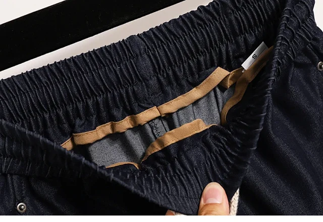 2025 Summer New Denim-like Tencel Wide-leg Pants Detail