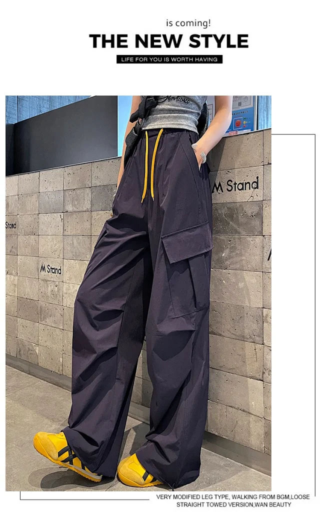 Women's 2025 Summer Quick-Dry Cargo Pants Detail