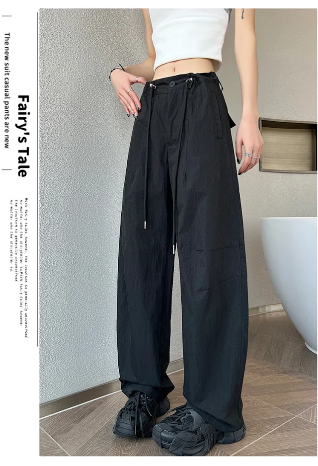 Women's 2025 SS Fast-Dry Parachute Pants Detail