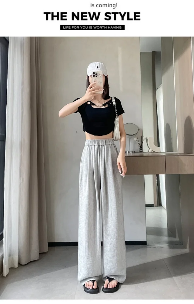 Women's 2025 Summer Linen-cotton Yamamoto Pants Detail