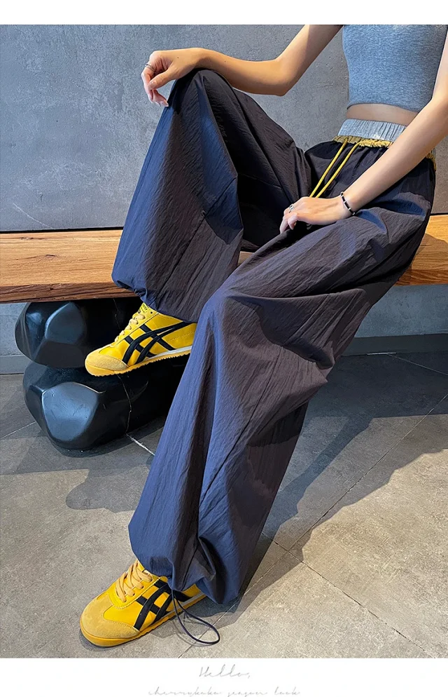 Women's Summer Outdoor Parachute Pants Detail