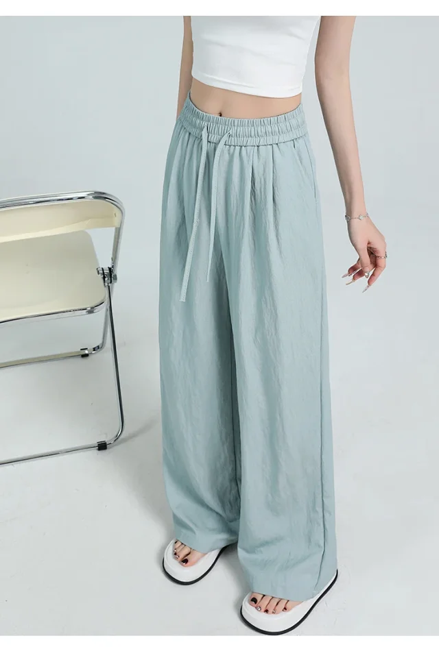 Lazy Style Ice Silk Sunscreen Yamamoto Pants Detail