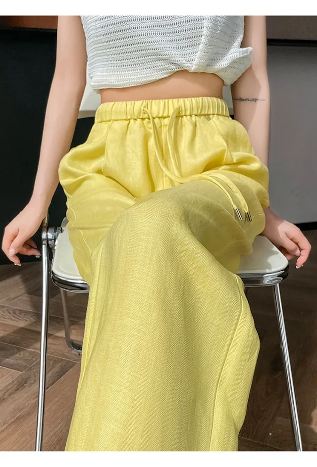 Women's Summer WideLeg Pants Detail