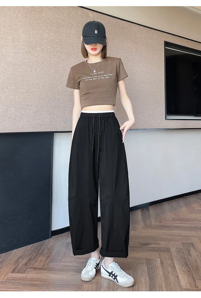 2025 Summer New Quick - Dry Balloon Pants Detail