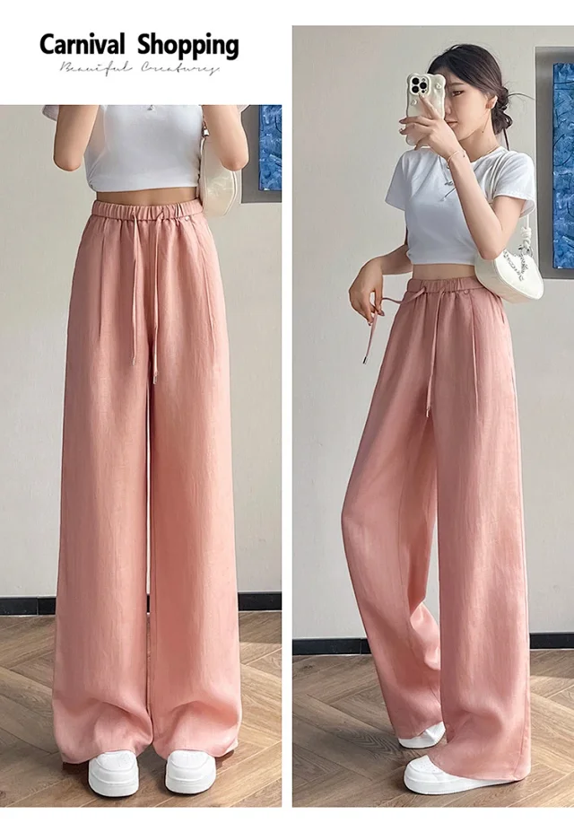 Women's Summer WideLeg Pants Detail