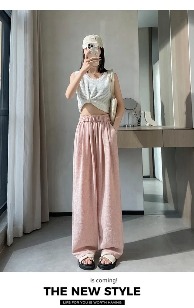 Women's 2025 Summer Linen-cotton Yamamoto Pants Detail