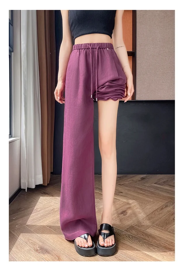 Women's Summer WideLeg Pants Detail