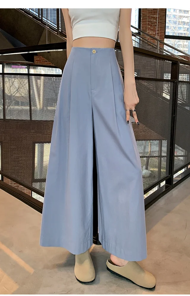 2025 Summer Tencel Wide - leg Pants for Women Detail